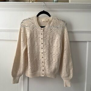 Sezane Capucine Cardigan Ficelle - Size XS